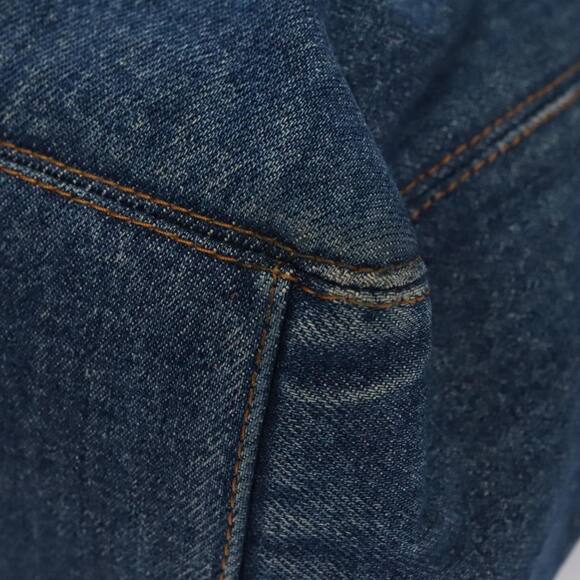 CHANEL Coco Mark Chain Tote Bag Denim Blue CC - Picture 15 of 16